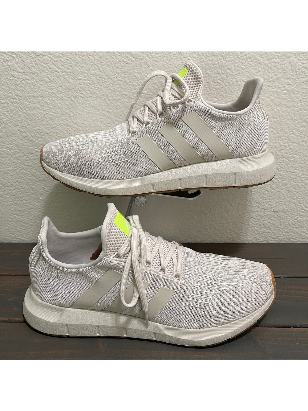 Sz 11.5 Adidas Men’s SWIFT RUN 1 Running Athletic Shoes Alumina/ Lemon IF3986